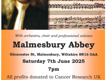 Handel's Messiah - Malmesbury Abbey - All profits to Cancer Research UK